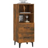  Komoda boja dimljenog hrasta 34,5x34x90 cm konstruirano drvo | shoptok.hr