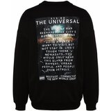 Trendyol Black Men's Oversize Galaxy Print 100% Cotton Sweatshirt. Cene