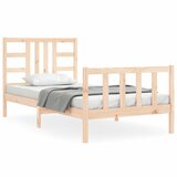 Maison Chic Posteljni okvir - Enojna postelja - Postelja za odrasle brez vzmetnice 90x200 cm trdna borovina-J6781, (21773477) | Shoptok.si