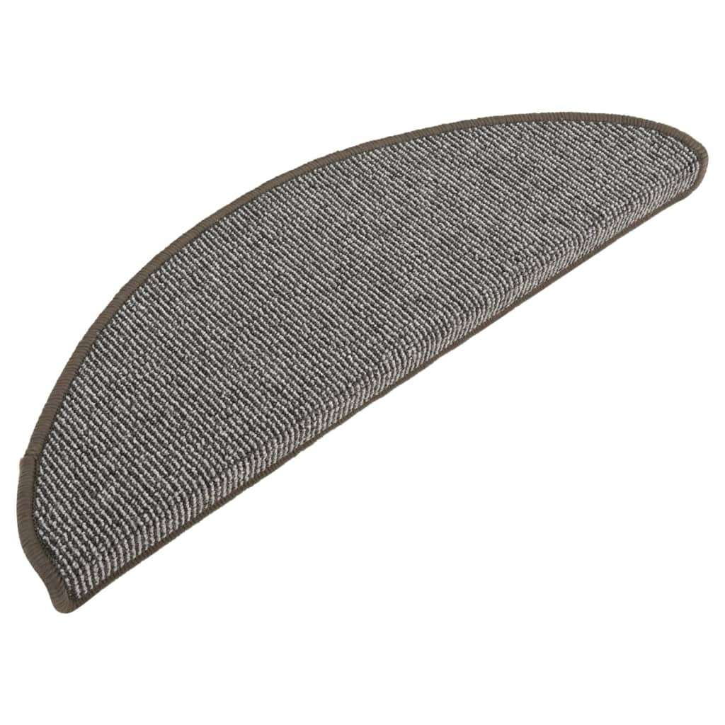 vidaXL Tepisi za stepenice 15 kom sivi 65 x 21 x 4 cm | shoptok.hr