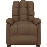  Električni naslanjač rjavo blago, (20701682) | Shoptok.si