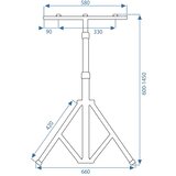 Toolight Statyw za halogene lampe RSL016 | shoptok.hr