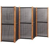 Sobna pregrada s 5 panela crna 350 x 180 cm | Eponuda.ba