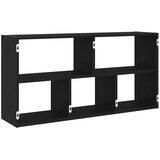  Zidna polica crni hrast 100x25x50 cm inženjerski drvo | Eponuda.com