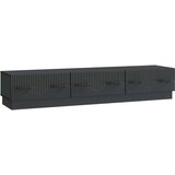 TV omarica s predalom Črna 147 x 34,5 x 27 cm Inženirski les, (5000210366) | Shoptok.si