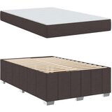  Okvir za krevet Tamno smeđa 120 x 200 cm tkanina | shoptok.hr