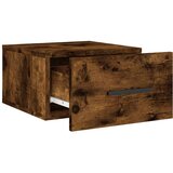 vidaXL Stenska nočna omarica dimljeni hrast 35x35x20 cm | Shoptok.si