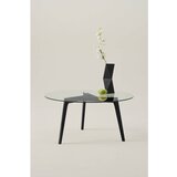 Jotex Crni okrugao stolić za kavu od punog hrasta ø 90 cm Malevik – | shoptok.hr