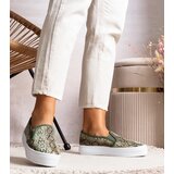 Gemre Green Slip-On Irving Sneakers | shoptok.hr