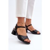 Sergio Leone Women's Low Heel Eco Leather Sandals | Shoptok.si