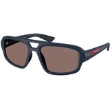 Prada Linea Rossa PSB11SU TFY05C Polarized ONE SIZE (57) Modra/Rjava Cene