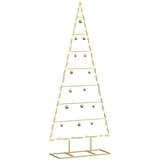  Metalna božićna jelka Zlatno 125 cm Čelik s praškastim premazom | Eponuda.com