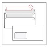  Kuverta amerikanka, 230 x 110 mm, z levim okencem, 1.000 kosov, laserski tisk | Shoptok.si