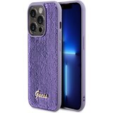 Guess Sequin Script Logo Zadní Kryt pro iPhone 15 Pro Max Purple Ovitek za telefon Vijolična | Shoptok.si