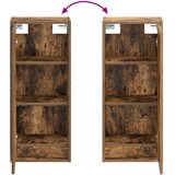  Umivaonik s policom za zid Dimljeni hrast 35 x 20 x 81 cm | shoptok.hr