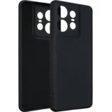 SILIKONSKI OVITEK ZA MOTOROLA EDGE 50 PRO ČRN OVITEK, (21969958)