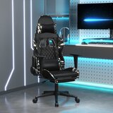 vidaXL Gaming stol z oporo za noge črno in kamuflažno umetno usnje Cene