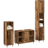 vidaXL 3-dijelni kupaonski set namještaja Staro drvo Prerađeno drvo | shoptok.hr