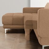 XORA KOTNA SEDEŽNA GARNITURA, tkanina rjava | Shoptok.si