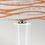 Elstead MILO-PN-TL-LORA - Stona lampa MILO 1xE27/60W/230V bela/narandžasta | Eponuda.com