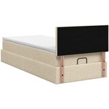  Podesivi krevet s madracem Krem 90 x 200 cm Tkanina | shoptok.hr