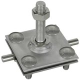 DEHN Priključni terminal za fiksnu točku uzemljenja M12 za Rd 7-10/Fl30-40mm StSt (V4A) 478149 AK 7.10 FL40 GBM12X55 V4A pribor za montažu Cijene