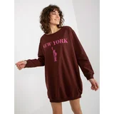 VITON Sweatshirt-VI-BL-3212.15X-brown-pink