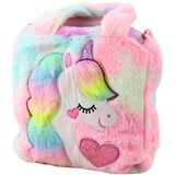 Plišana dječja torba s jednorogom, podesivo rame, pastelna, 24x9 cm | shoptok.hr