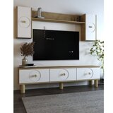 Hanah home TV polica Deren Bohem Sapphıre Oak White