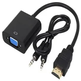 Adapter-konvertor HDMI na VGA (m/ž)+ audio