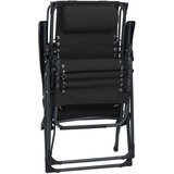 vidaXL sklopive ležaljke od tekstilena 2 kom crne | shoptok.hr