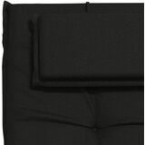  Jastučić za ležaljku GEMERT 100% poliester Crna 190 x 50 x 9 cm - Crna 190 x 50 x 9 cm Melange | shoptok.hr