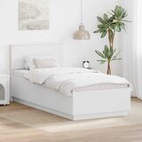  Krevetna konstrukcija Bijela 75 x 190 cm Konstruirano drvo | shoptok.hr