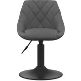 The Living Store Jedilni stol temno siv žamet - Jedilni Stol, (21495151) | Shoptok.si