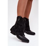 Boto Insulated cowboy boots with heel black Sylvette | Shoptok.si