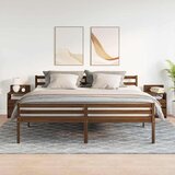 vidaXL Nočne omarice z 2 predaloma 2 kosa rjav hrast 40x33x60 cm | Shoptok.si