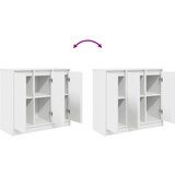  Komoda bijela 85x34x76 cm od konstruiranog drva | shoptok.hr