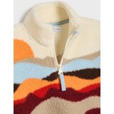 Sinsay Podstavljena half-zip majica s apstraktnim uzorkom | shoptok.hr