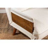 Atelier Del Sofa sofa-krevet sa 1 sedaljkom cosmo single teddy fabric white | ePonuda.com