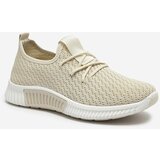 Resti Beige women's fabric sports shoes Vobbu- Footwear | Shoptok.si