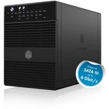 RAID system. 4x SATA 3.5“ to 1x USB 3.0 + 1x eSATA. RAID 0.1.3.5.10