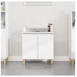  Omarica za umivalnik bela 58x33x60 cm inženirski les | Shoptok.si