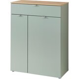 XORA omara za čevlje žajbljevo zelena, hrast artisan | Shoptok.si