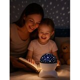  LED zvjezdani projektor za djecu sa zvučnikom XY-890 - bijeli | shoptok.hr