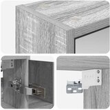  Kupaonski ormar s ogledalom Siva Sonoma 63,5 x 16 x 62,5 cm | shoptok.hr
