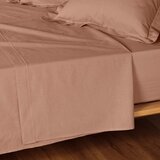 Douceur d intérieur Pamučna plahta u boji lososa 240x300 cm Lina – | shoptok.hr