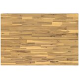  120 x 80 x 75 cm Čvrsto drvo akacije Bijela i crna Pravokutni | shoptok.hr