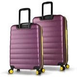 Set kofera 6650, 2 dijela, Bordo
