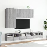  Zidni TV ormarići 2 kom siva boja hrasta 60 x 30 x 30 cm drveni | shoptok.hr