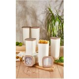 VIP AHMET SET POSUDA ZA ODLAGANJE KUMSAL 6X1750ML BEŽ | Eponuda.ba